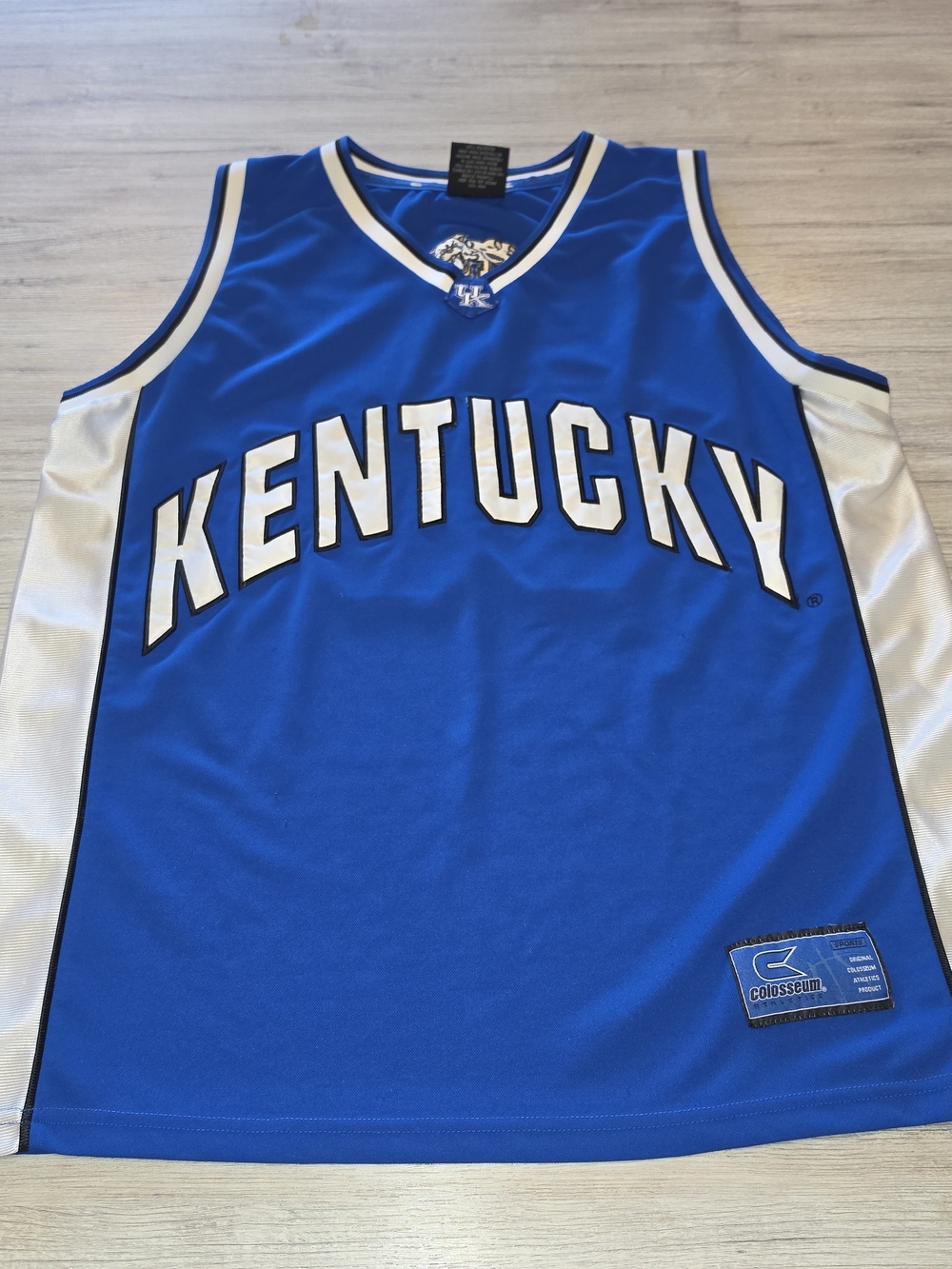 Colosseum Authentic Kentucky Wildcats Basketball Jersey Adult Blue Size XL C4